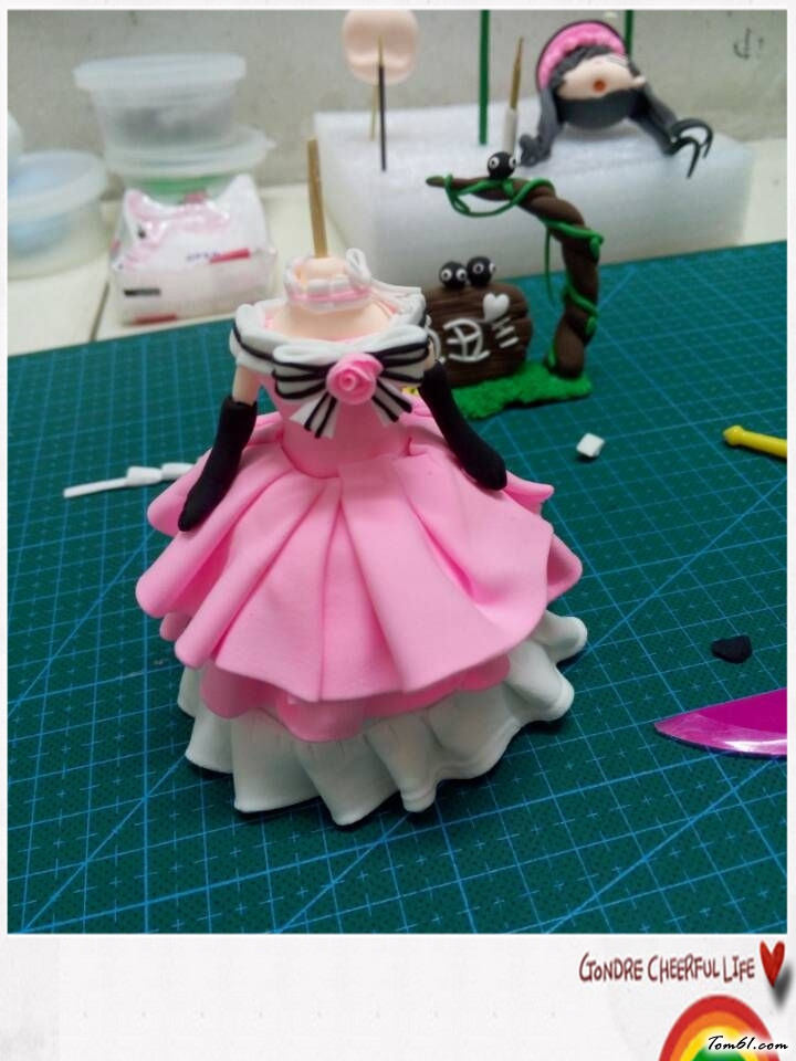 夏尔人偶的彩泥橡皮泥制作教程图解图片29