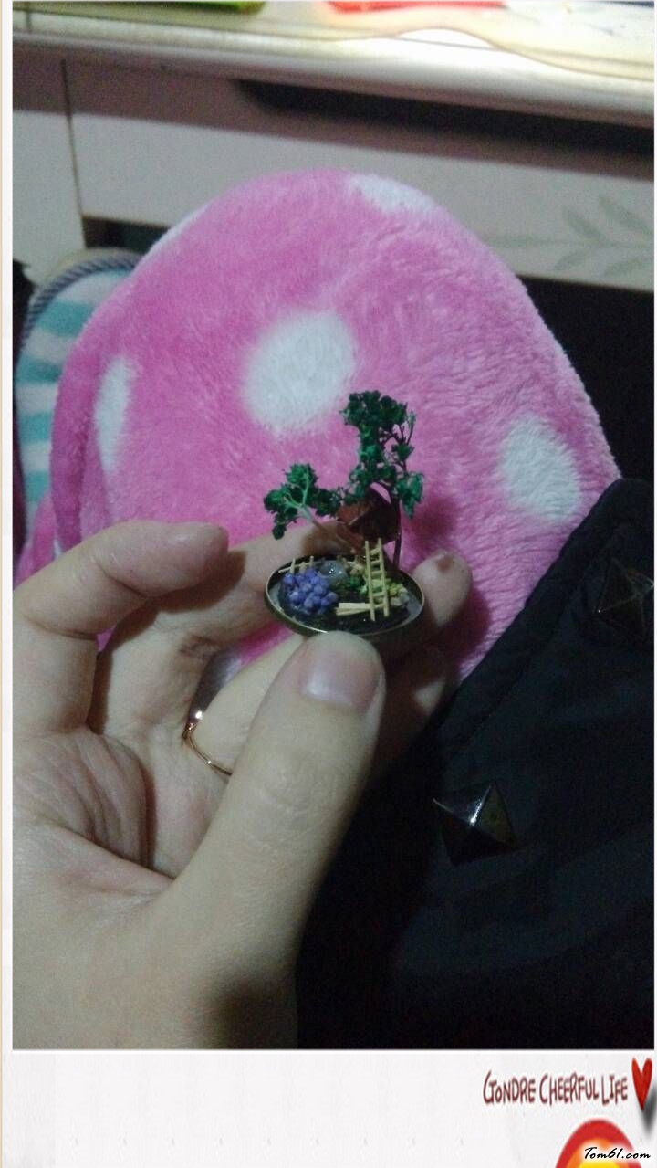 小树屋吊瓶的彩泥橡皮泥制作教程图解图片25