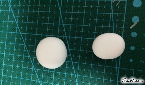 兔子和熊钥匙小挂饰的彩泥橡皮泥制作教程图解图片3 兔子和熊钥匙小挂饰的彩泥橡皮泥制作教程图解图片3