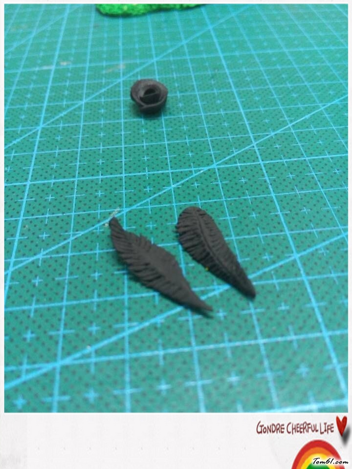 黑执事的彩泥橡皮泥制作教程图解图片8