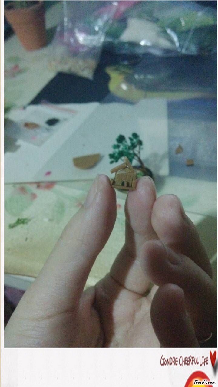 小树屋吊瓶的彩泥橡皮泥制作教程图解图片20