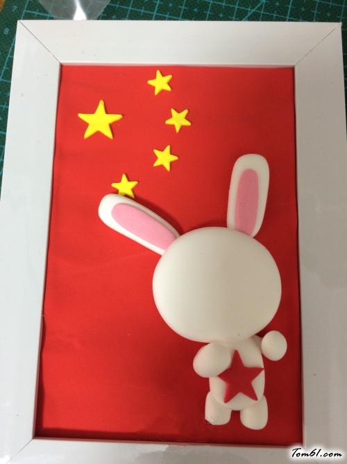 红星那年小兔的彩泥橡皮泥制作教程图解图片9