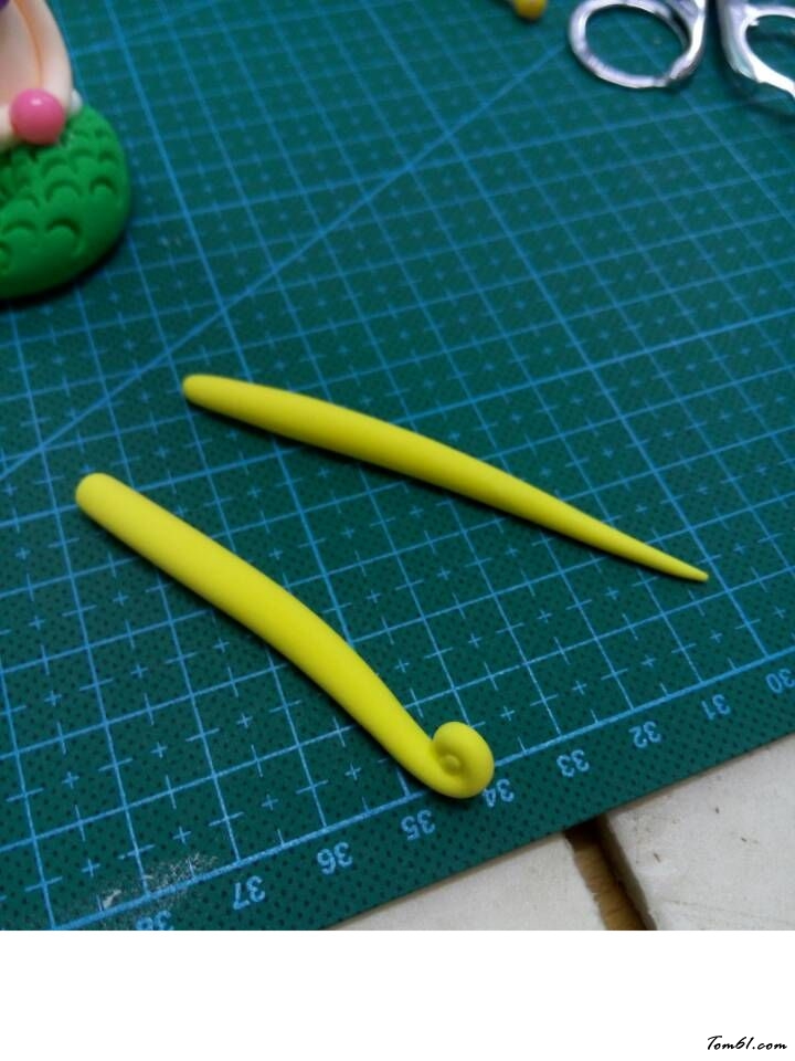 美人鱼的彩泥橡皮泥制作教程图解图片15