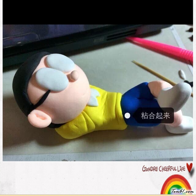 大熊的彩泥橡皮泥制作教程图解图片10