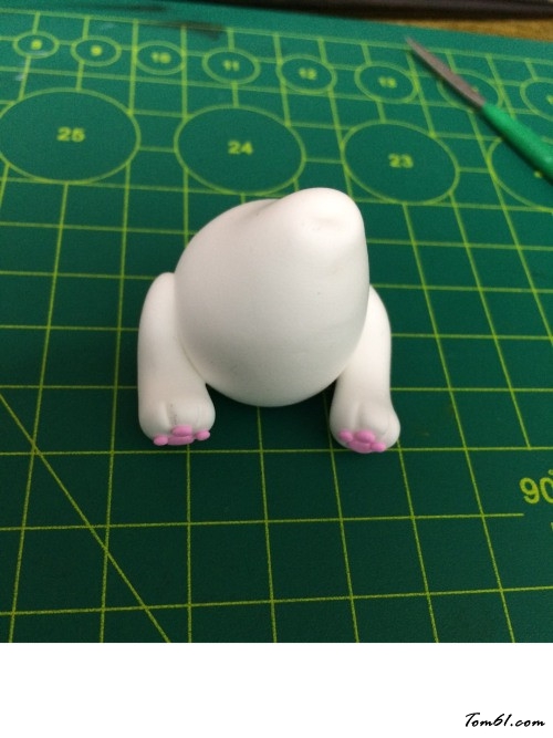 小猫的彩泥橡皮泥制作教程图解2图片5