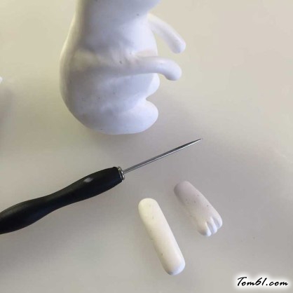小白鼠的彩泥橡皮泥制作教程图解  图片11