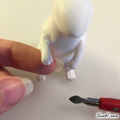 小白鼠的彩泥橡皮泥制作教程图解  图片10