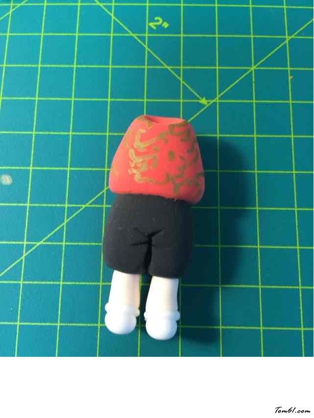 小老虎張继科的彩泥橡皮泥制作教程图解图片12