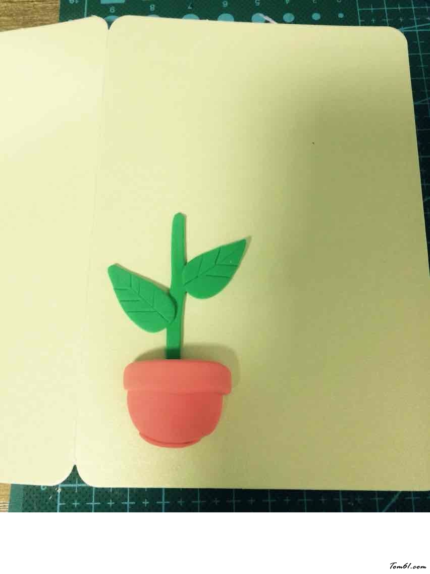 教师节贺卡的彩泥橡皮泥制作教程图解图片3