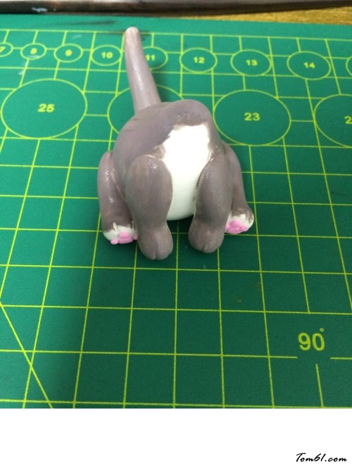 小猫的彩泥橡皮泥制作教程图解2图片11