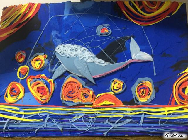 小蓝鲸的彩泥橡皮泥制作教程图解图片12