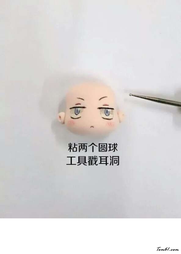 喵化兵长小人偶的彩泥橡皮泥制作教程图解图片8 喵化兵长小人偶的彩泥橡皮泥制作教程图解图片8