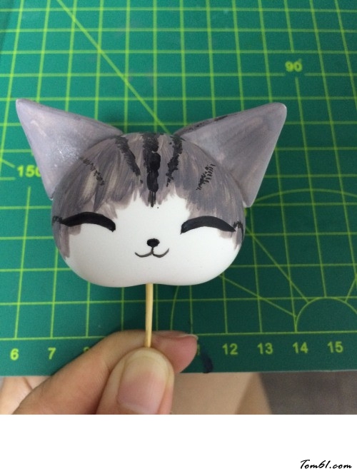 小猫的彩泥橡皮泥制作教程图解2图片14