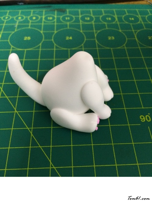 小猫的彩泥橡皮泥制作教程图解2图片8