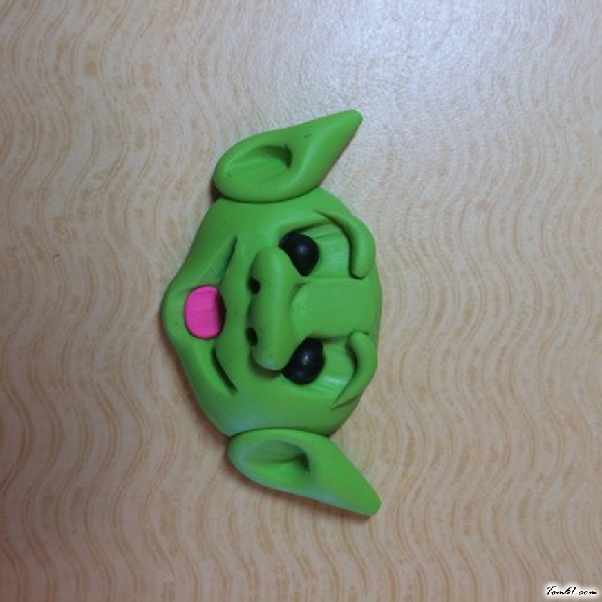 巨魔外星人的彩泥橡皮泥制作教程图解图片9 巨魔外星人的彩泥橡皮泥制作教程图解图片9