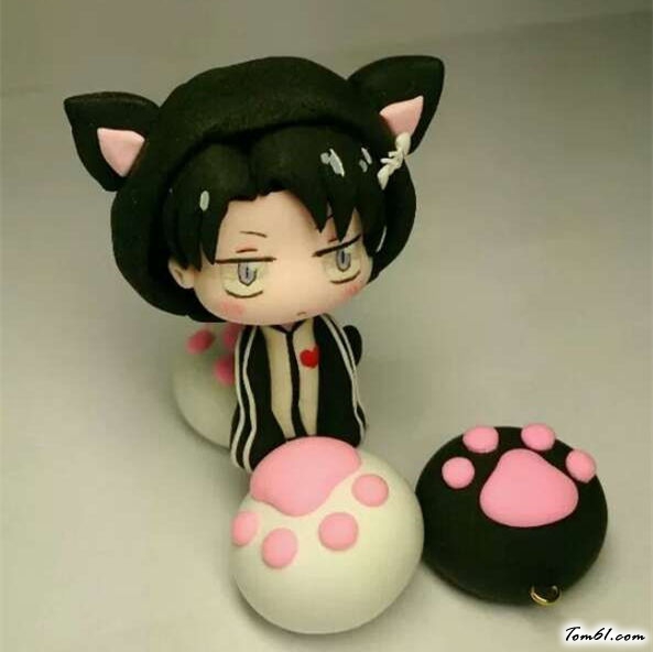 喵化兵长小人偶的彩泥橡皮泥制作教程图解图片2 喵化兵长小人偶的彩泥橡皮泥制作教程图解图片2