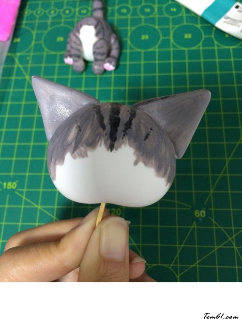 小猫的彩泥橡皮泥制作教程图解2图片13