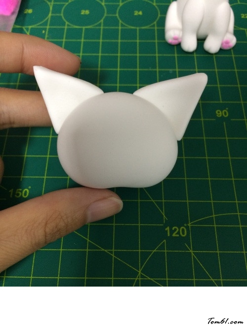 小猫的彩泥橡皮泥制作教程图解2图片10