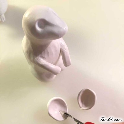 小白鼠的彩泥橡皮泥制作教程图解  图片15