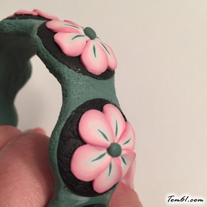 软陶小手环的彩泥橡皮泥制作教程图解图片8