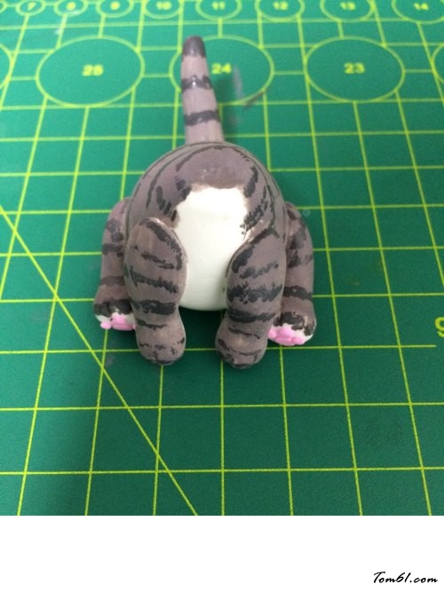 小猫的彩泥橡皮泥制作教程图解2图片12