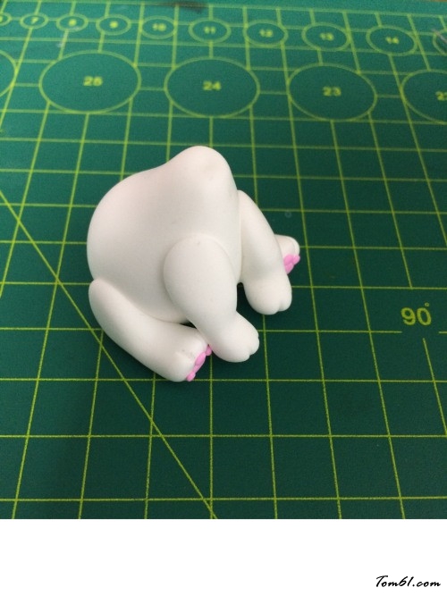 小猫的彩泥橡皮泥制作教程图解2图片7