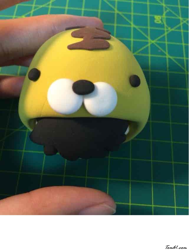 小老虎張继科的彩泥橡皮泥制作教程图解图片4
