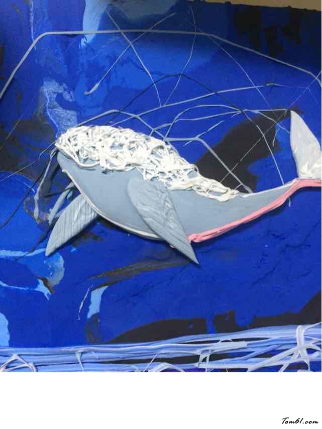 小蓝鲸的彩泥橡皮泥制作教程图解图片8