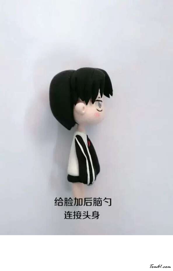 喵化兵长小人偶的彩泥橡皮泥制作教程图解图片20 喵化兵长小人偶的彩泥橡皮泥制作教程图解图片20