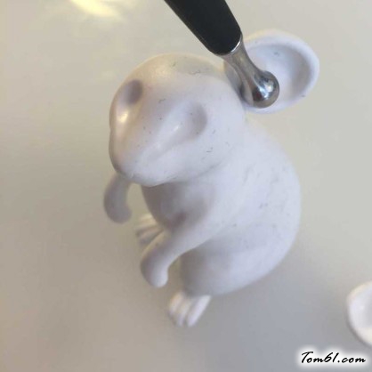 小白鼠的彩泥橡皮泥制作教程图解  图片16