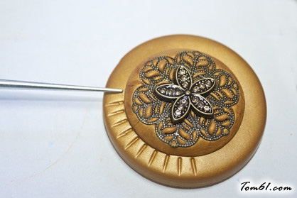 软陶首饰盒的彩泥橡皮泥制作教程图解 图片4