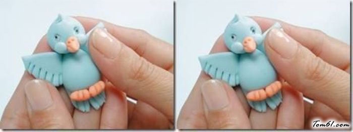 可爱小鸟玩偶的彩泥橡皮泥制作教程图解  图片3