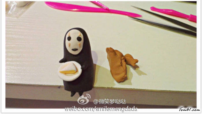 无脸男小人偶的彩泥橡皮泥制作教程图解图片9