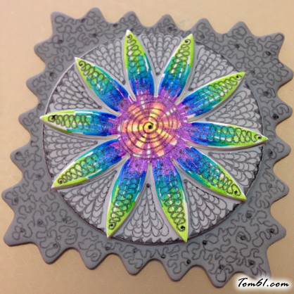 小吊坠的彩泥橡皮泥制作教程图解图片13