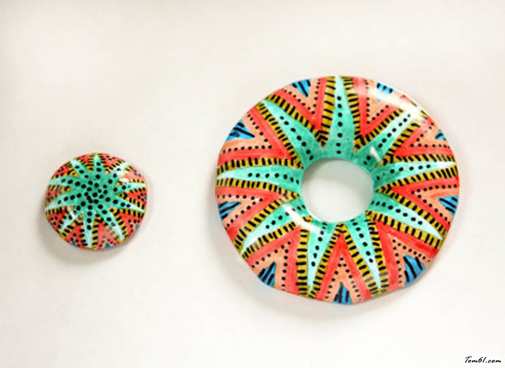 甜甜圈软陶的彩泥橡皮泥制作教程图解 图片17 甜甜圈软陶的彩泥橡皮泥制作教程图解 图片17