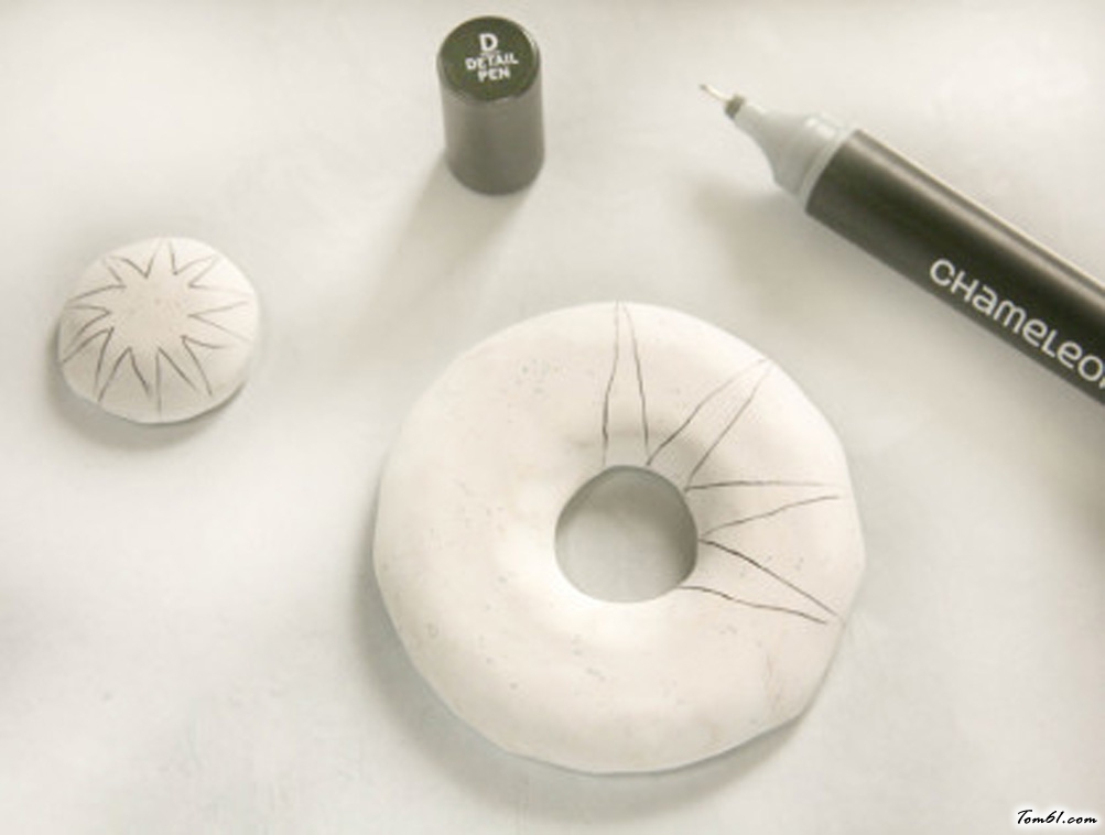 甜甜圈软陶的彩泥橡皮泥制作教程图解 图片11 甜甜圈软陶的彩泥橡皮泥制作教程图解 图片11