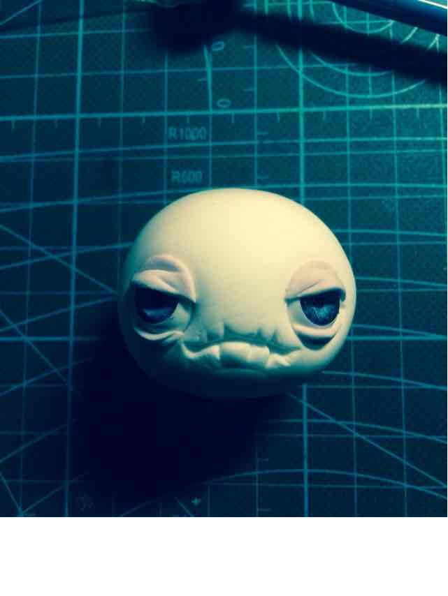 超轻粘土超丑小怪兽的制作