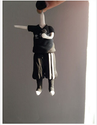 很帅气的老薛粘土小人偶做法分享