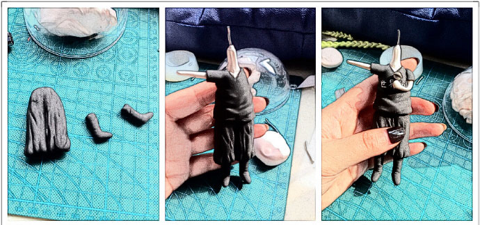 很帅气的老薛粘土小人偶做法分享