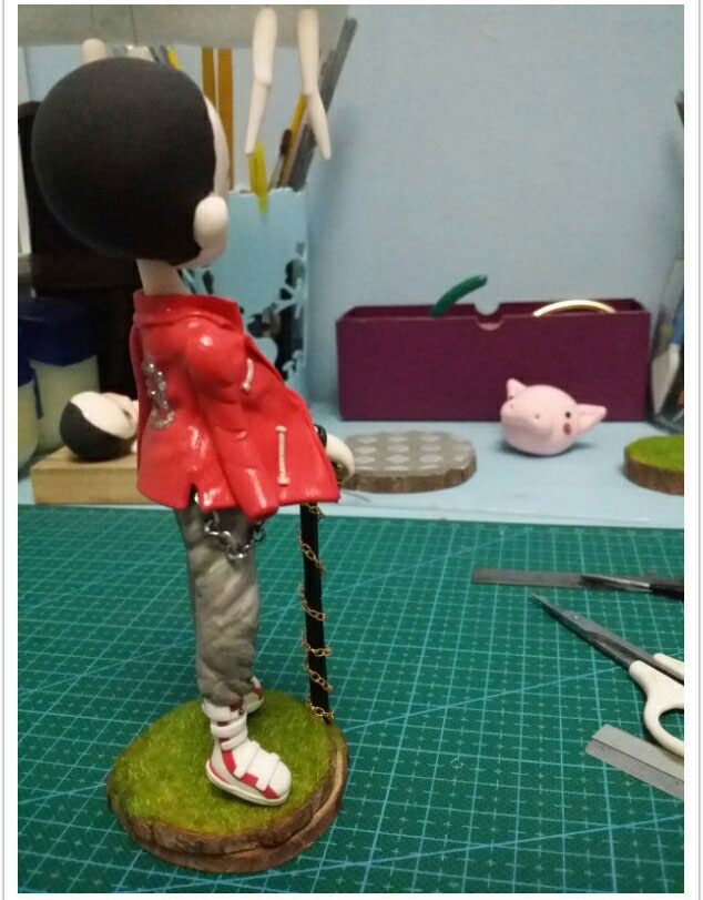 粘土版权志龙人偶手办做法教学