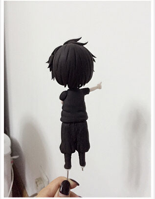 很帅气的老薛粘土小人偶做法分享