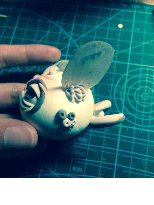 超轻粘土超丑小怪兽的制作