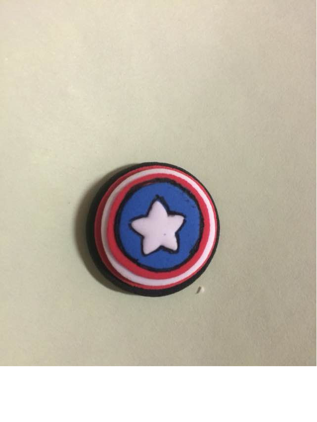 超轻粘土超小的美国队长人偶制作