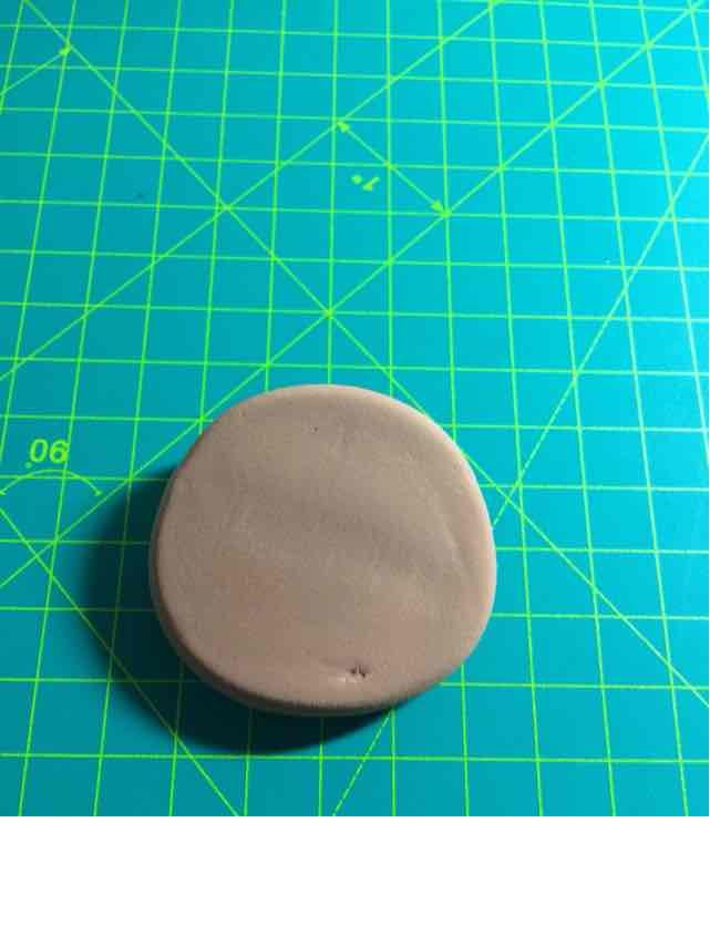 超轻粘土萌萌的鹿晗胸针的制作
