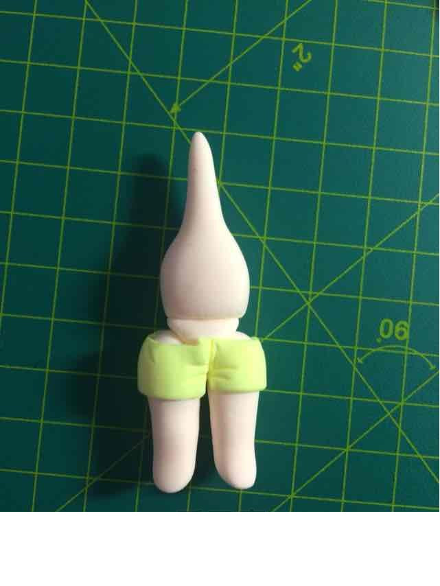 超轻粘土萌萌葫芦娃玩偶的制作方法