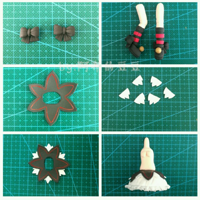 用粘土做出来的人偶皮埃萝