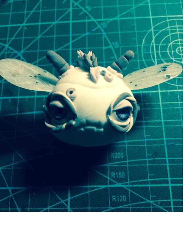 超轻粘土超丑小怪兽的制作