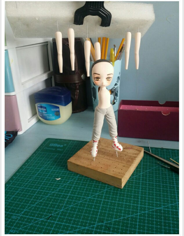 粘土版权志龙人偶手办做法教学