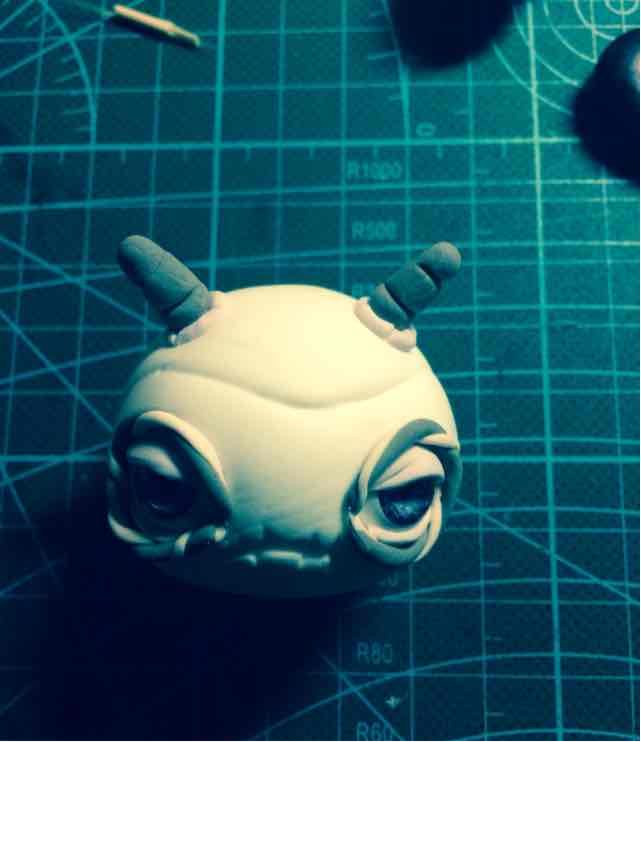 超轻粘土超丑小怪兽的制作