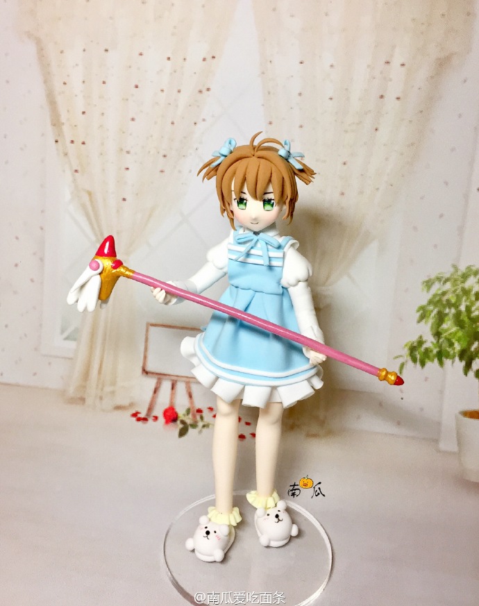 魔法少女小樱的彩泥橡皮泥制作教程图解